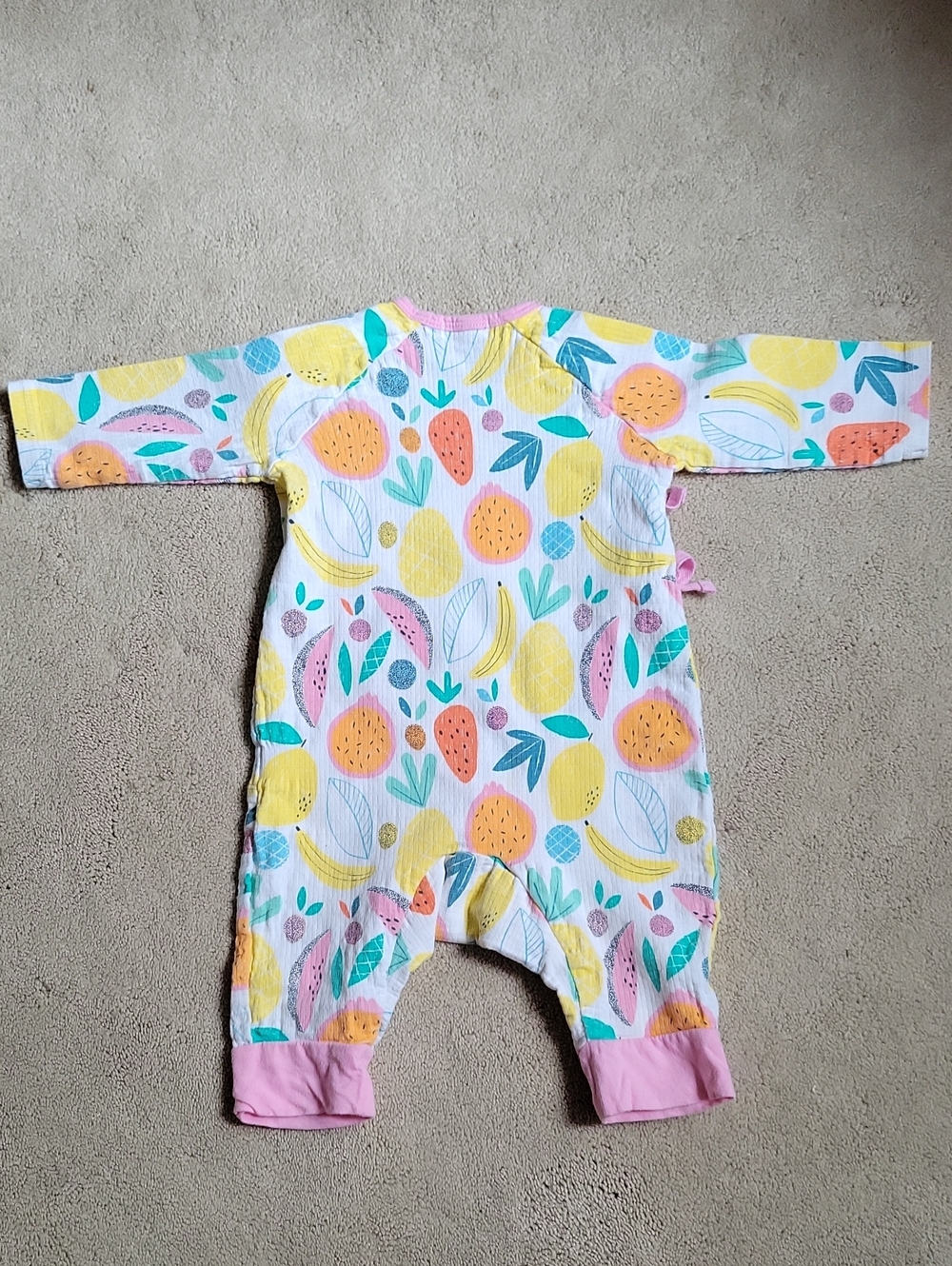 Angel Dear Fruit-Print Kimono One-Piece - Picture 2 of 4